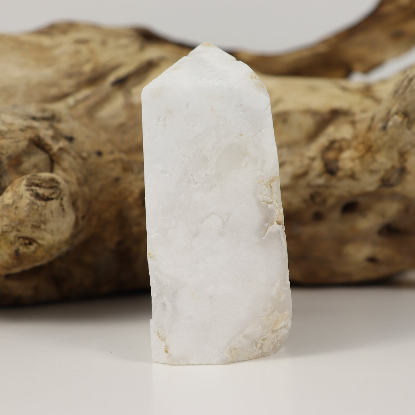 Clear Quartz Geode Tower