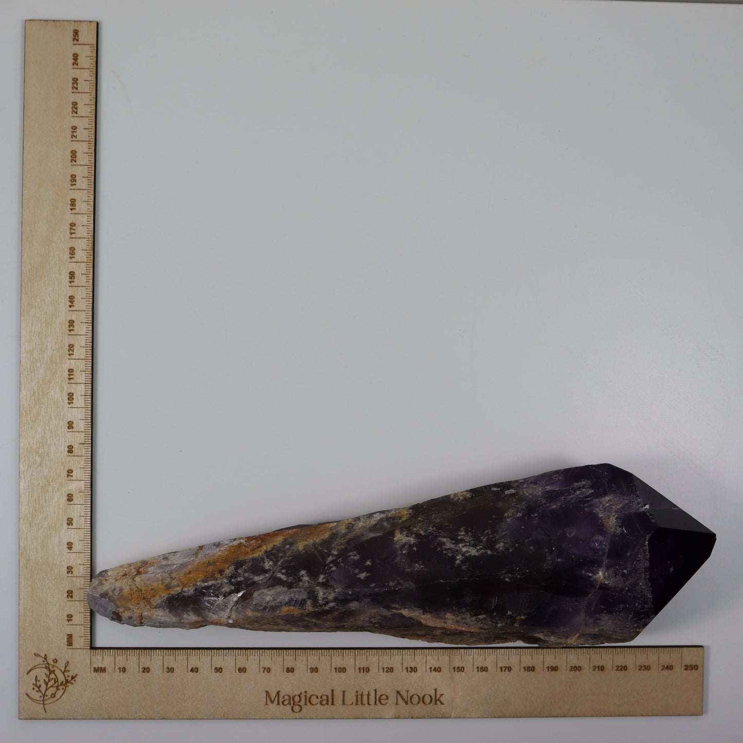 Amethyst Semi-Polished Root Wand