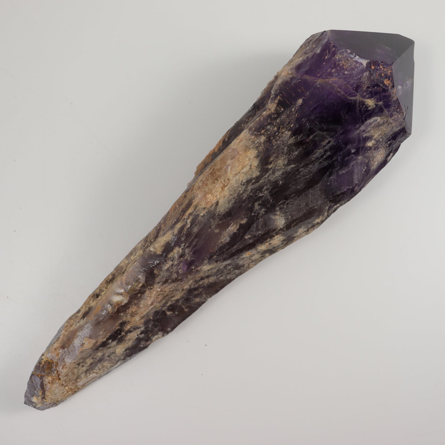 Amethyst Semi-Polished Root Wand