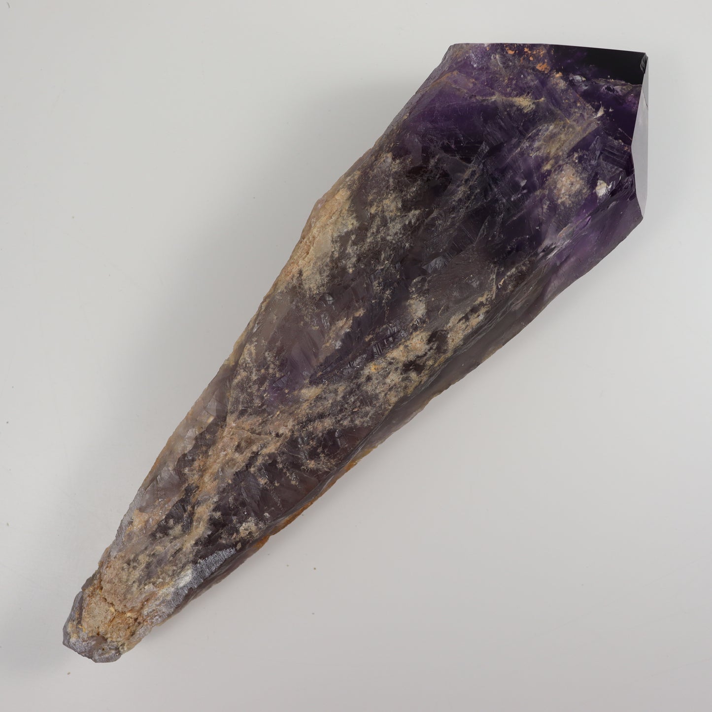 Amethyst Semi-Polished Root Wand