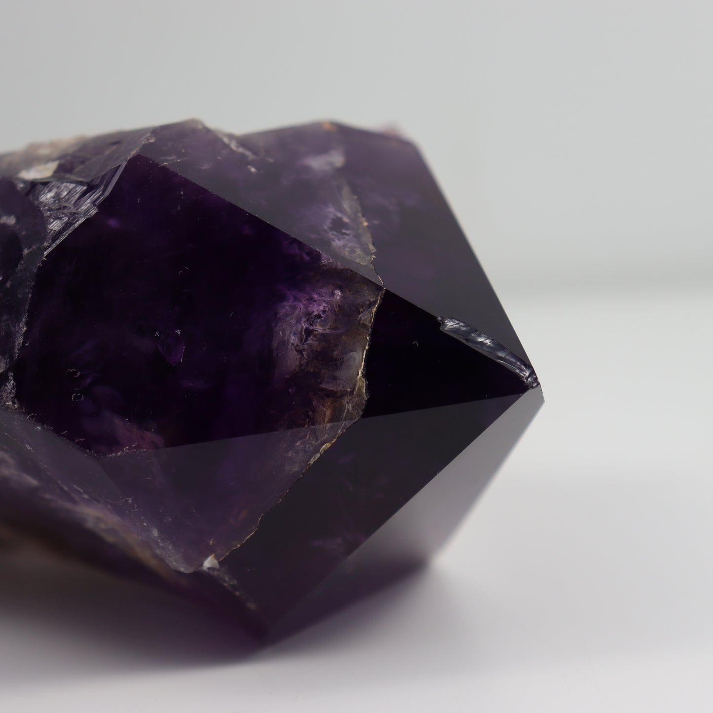 Amethyst Semi-Polished Root Wand